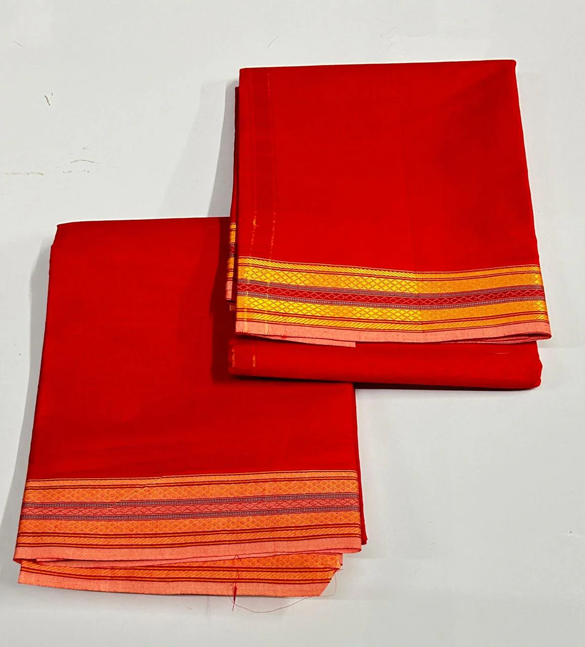 Unstitched Dhoti Dupatta Set - Image 3
